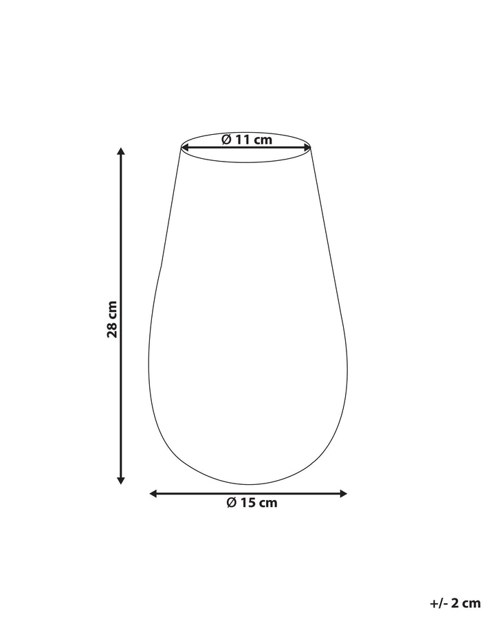 Katchal Flower Vase 28 cm Gold