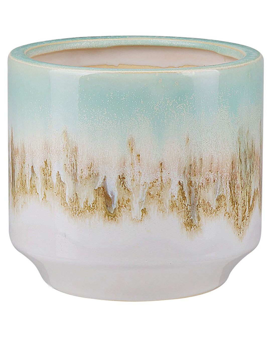 Cyme Flower Vase Stoneware 15 cm Mint Green