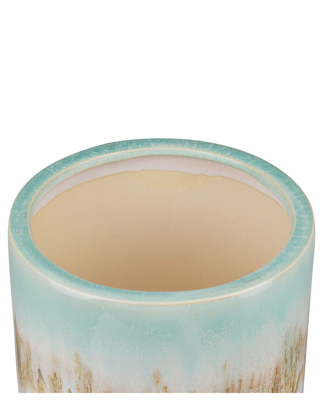 Cyme Flower Vase Stoneware 15 cm Mint Green