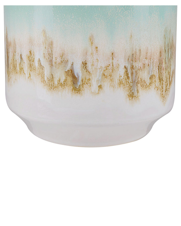 Cyme Flower Vase Stoneware 15 cm Mint Green