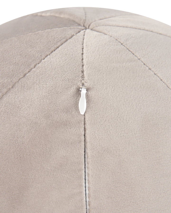 Armchair Velvet Taupe Kalyvakia
