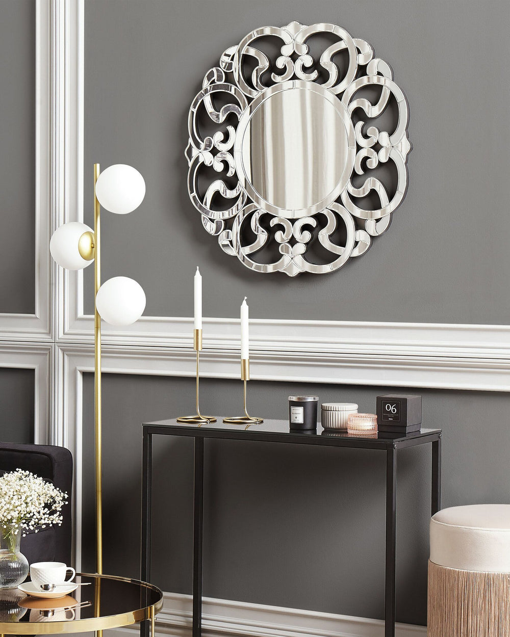 Mornaix Wall Mirror Silver