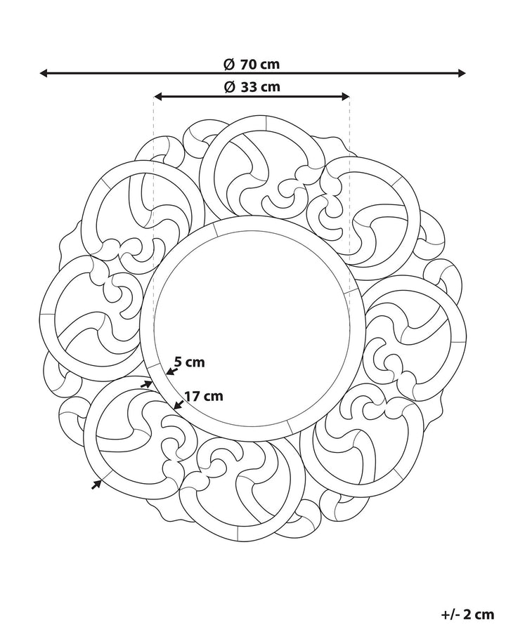 Mornaix Wall Mirror Silver