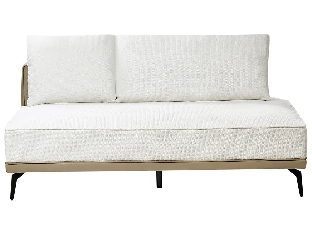 Corner Sofa 3 Seater Fabric Off-White Right Hand Michelyn