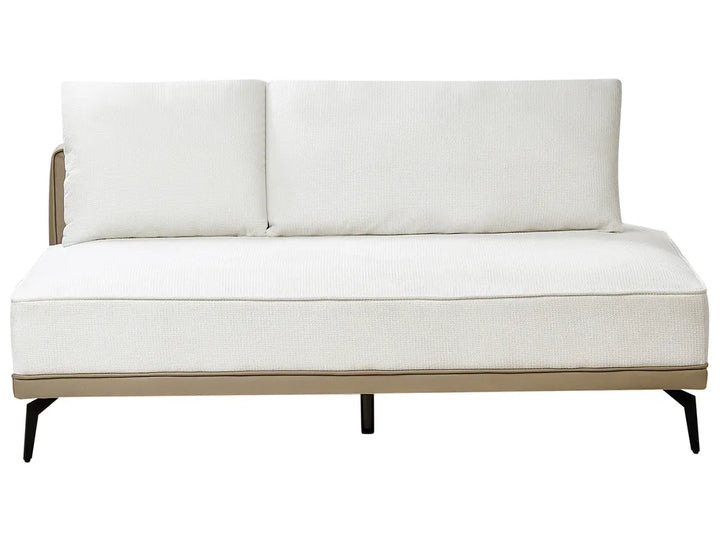 Corner Sofa 3 Seater Fabric Off-White Right Hand Michelyn
