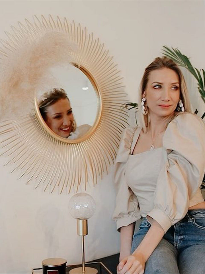 Cilly Wall Mirror Metal Gold