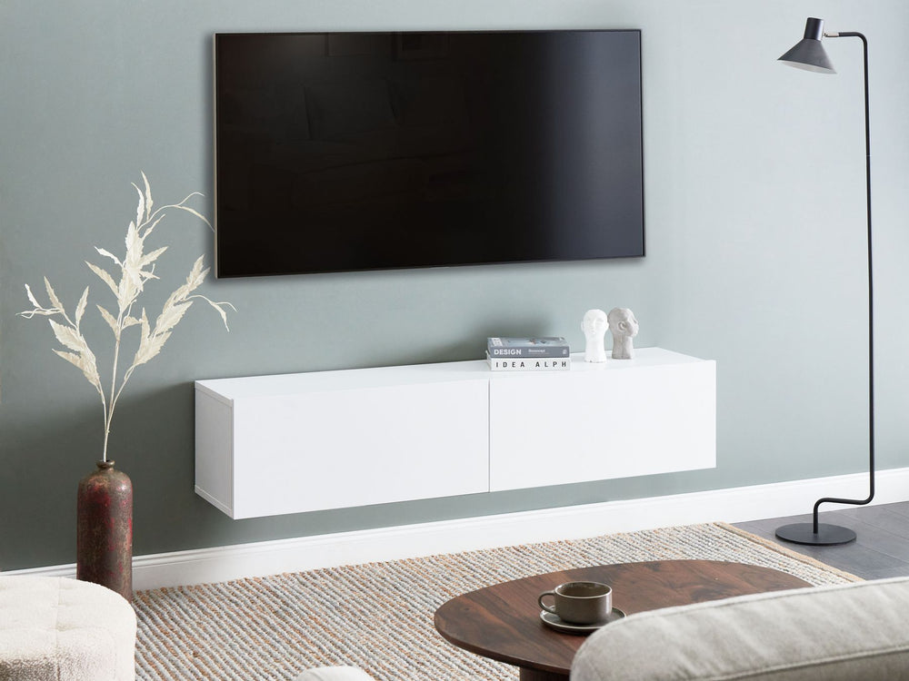 Wall Mounted TV Stand GLADSTONE White