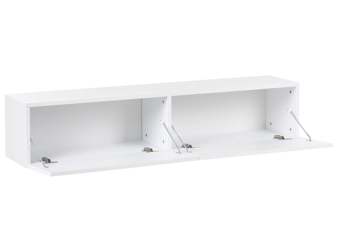 Wall Mounted TV Stand White Antoni
