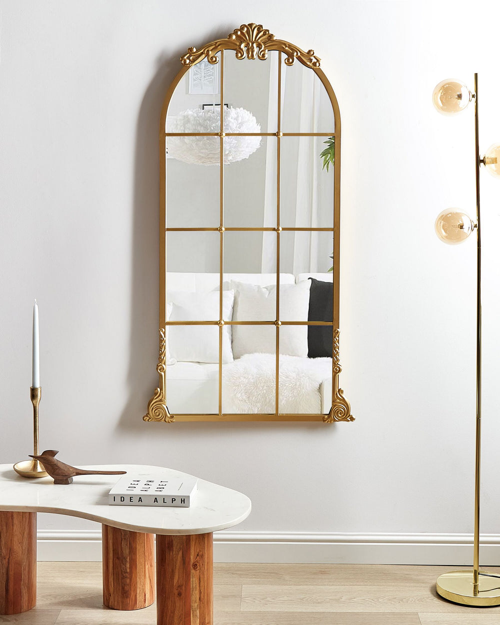 Noidan Wall Mirror Metal Gold