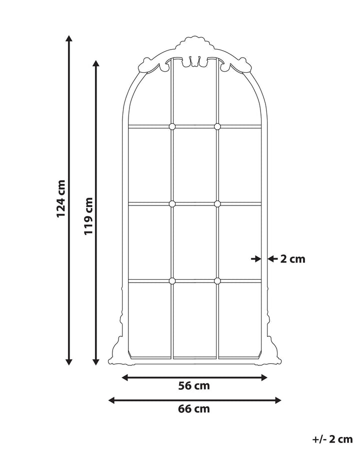 Noidan Wall Mirror Metal Gold