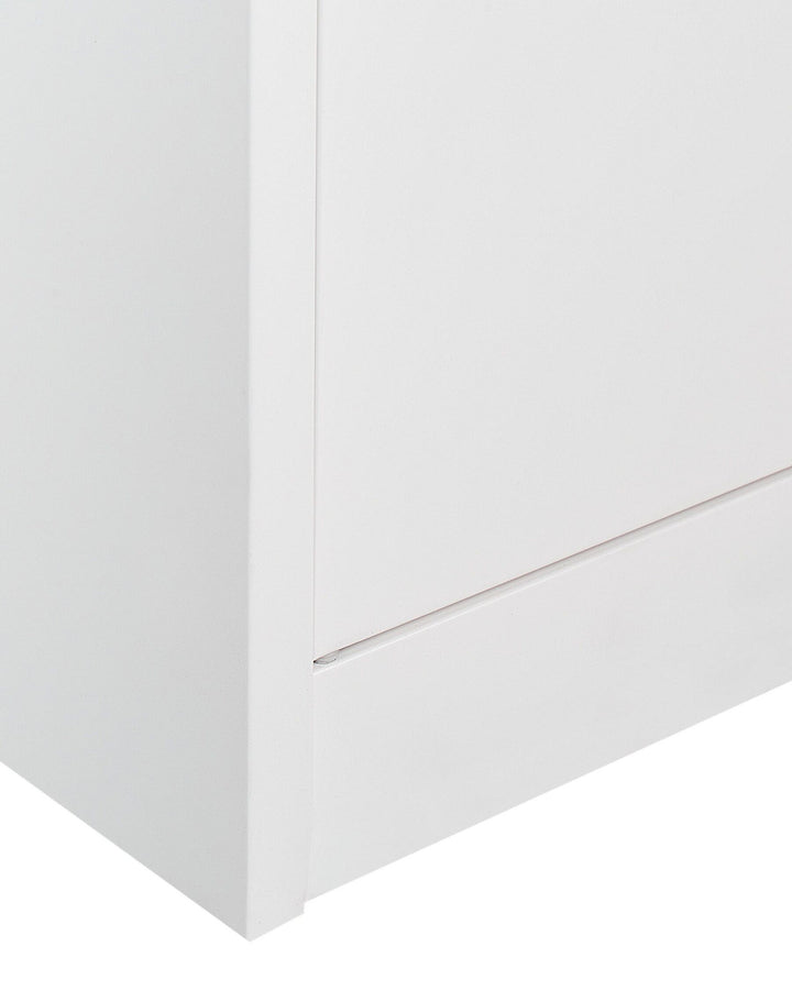 Standard Metal Display Cabinet White