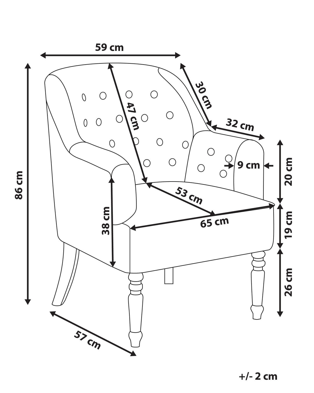 Mandal Armchair Multicolour