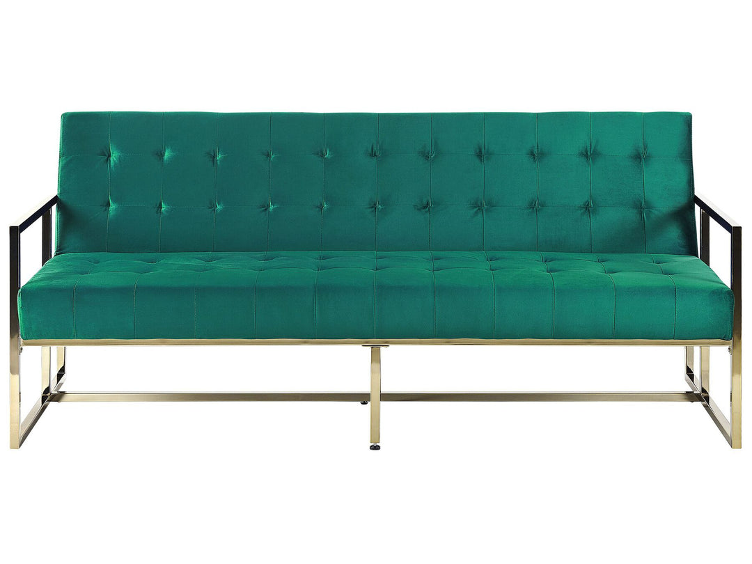 Marstal 3 Seater Sofa Emerald Green Velvet