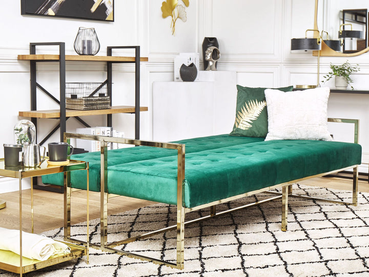 Marstal 3 Seater Sofa Emerald Green Velvet