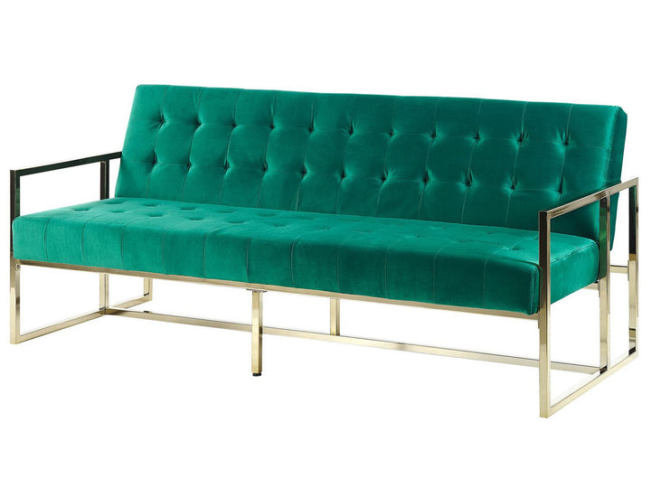 Marstal 3 Seater Sofa Emerald Green Velvet