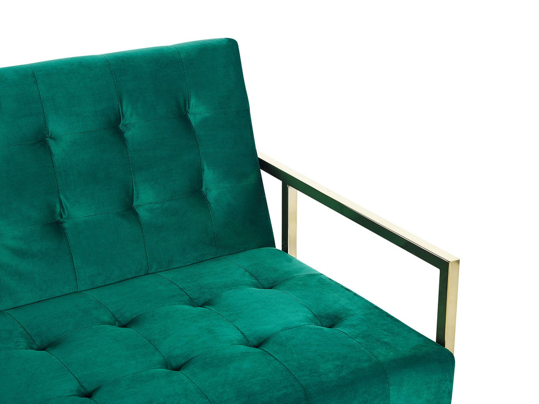 Marstal 3 Seater Sofa Emerald Green Velvet