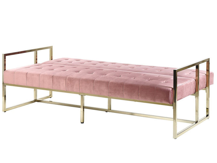 Marstal 3 Seater Sofa Pink Velvet