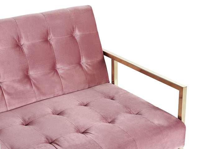 Marstal 3 Seater Sofa Pink Velvet