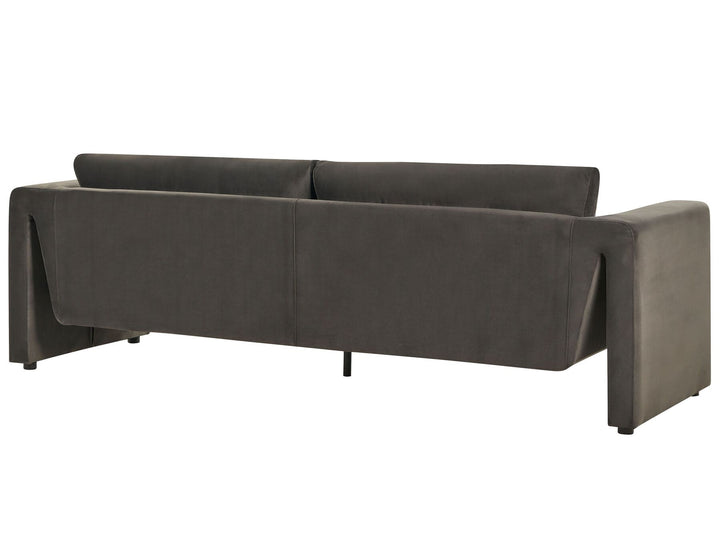 Maunu 3 Seater Velvet Sofa Graphite Grey