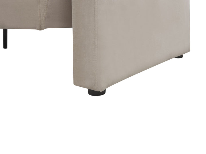 Maunu 3 Seater Velvet Sofa Taupe