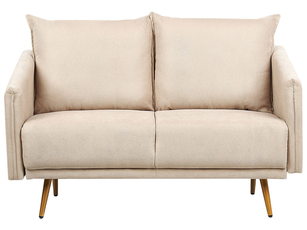 Maura 2 Seater Velvet Sofa Beige