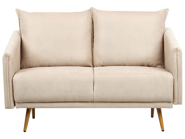 Maura 2 Seater Velvet Sofa Beige