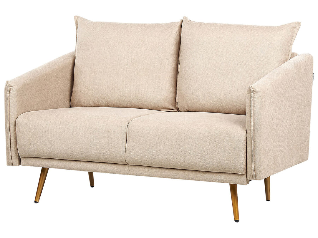 Maura 2 Seater Velvet Sofa Beige