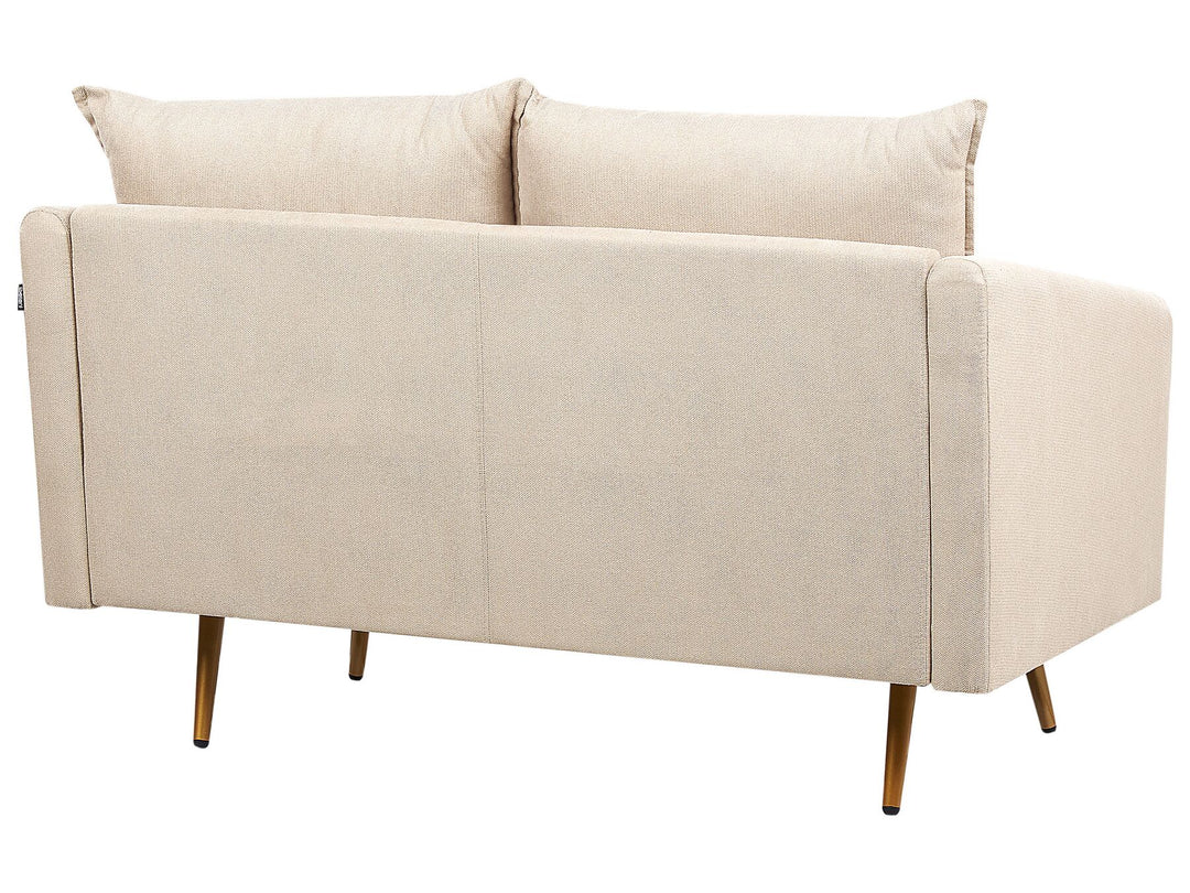 Maura 2 Seater Velvet Sofa Beige