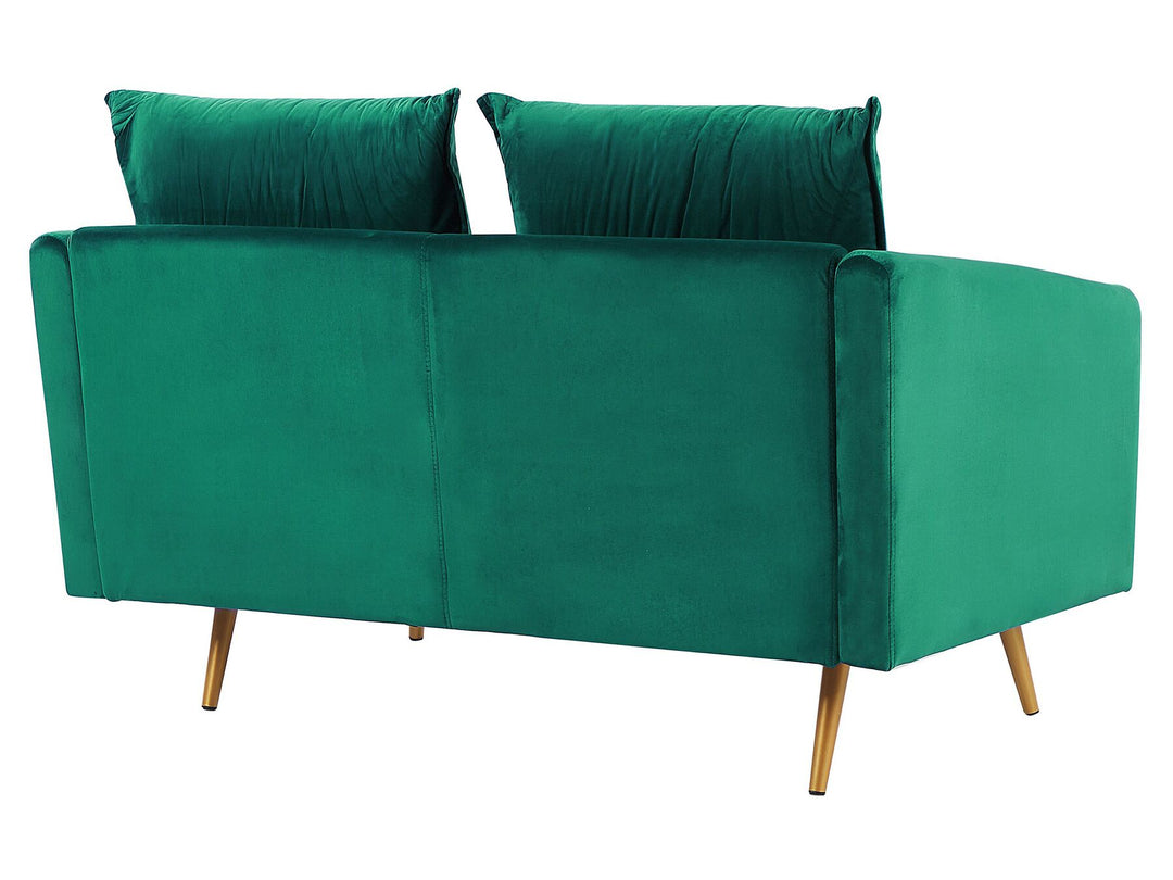 Maura 2 Seater Velvet Sofa Emerald Green