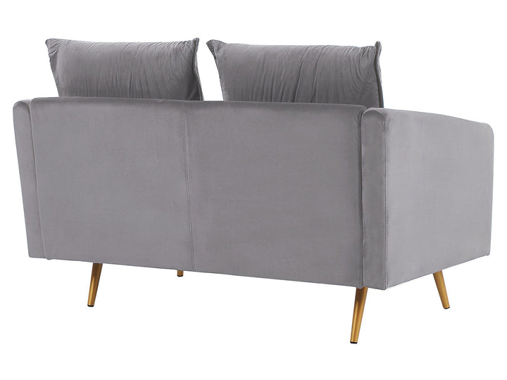 Maura 2 Seater Velvet Sofa Grey