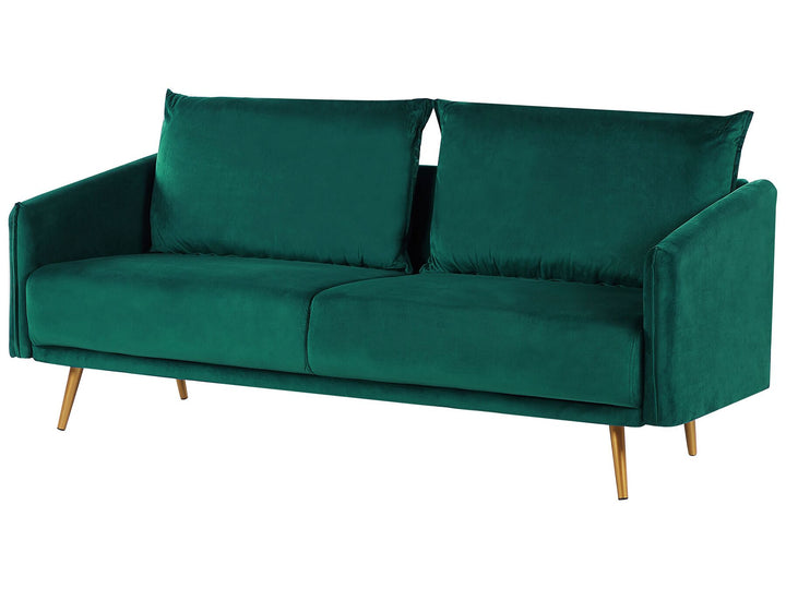 Maura 3 Seater Velvet Sofa Emerald Green