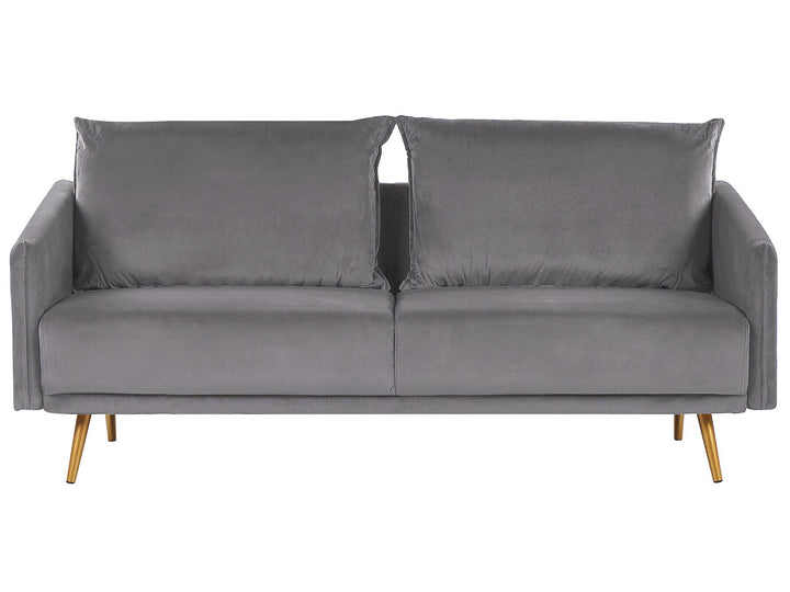 Maura 3 Seater Velvet Sofa Grey