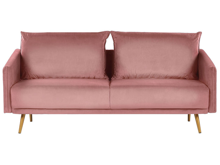 Maura 3 Seater Velvet Sofa Pink