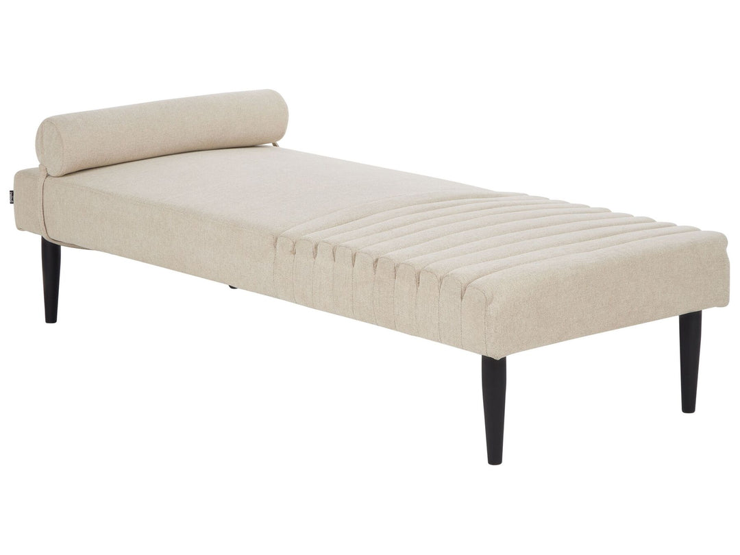 Mauriac Fabric Chaise Lounge Beige