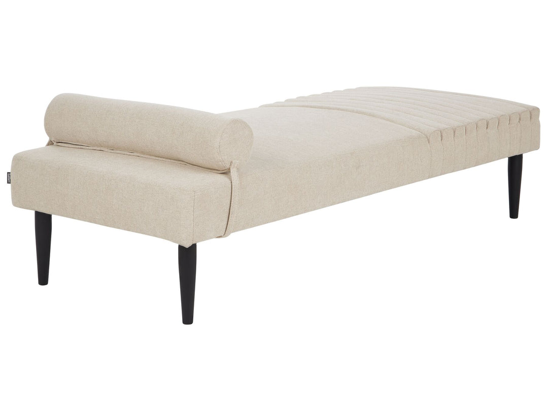 Mauriac Fabric Chaise Lounge Beige