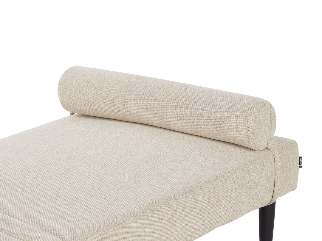 Mauriac Fabric Chaise Lounge Beige