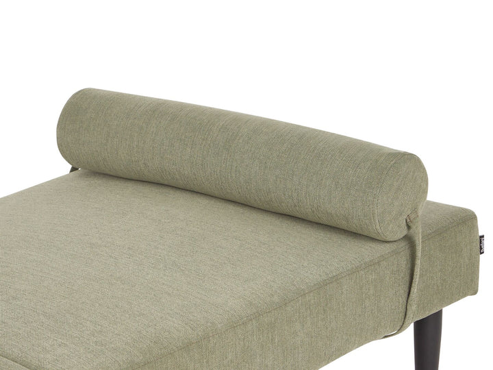 Mauriac Fabric Chaise Lounge Green