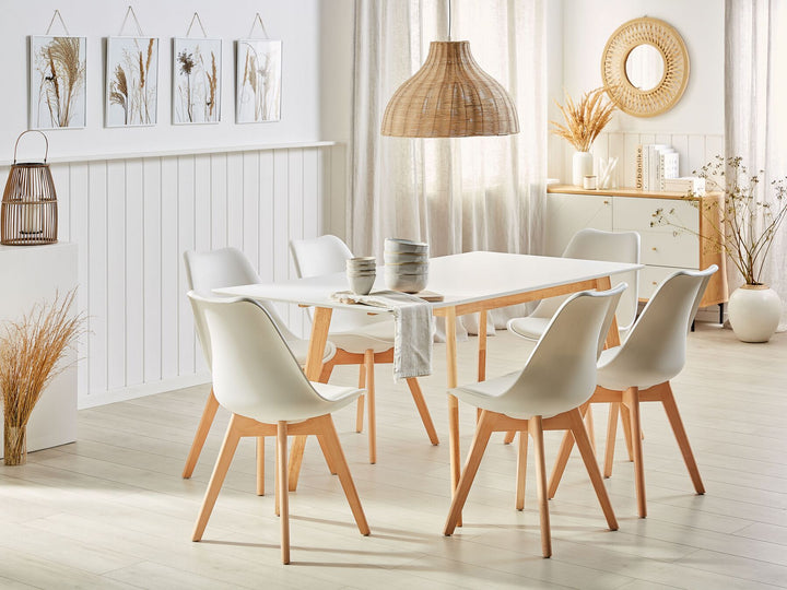 Medio Extending Dining Table 120/155 cm x 80 cm White