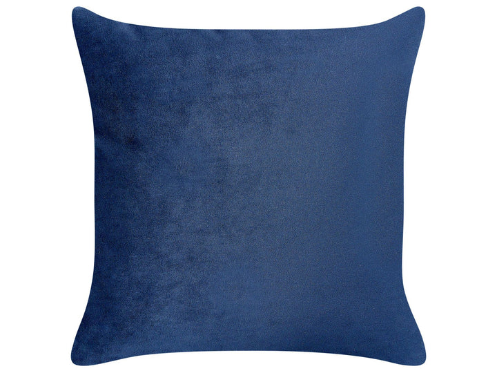 Meri II Left Hand Velvet Chaise Lounge with Storage Blue