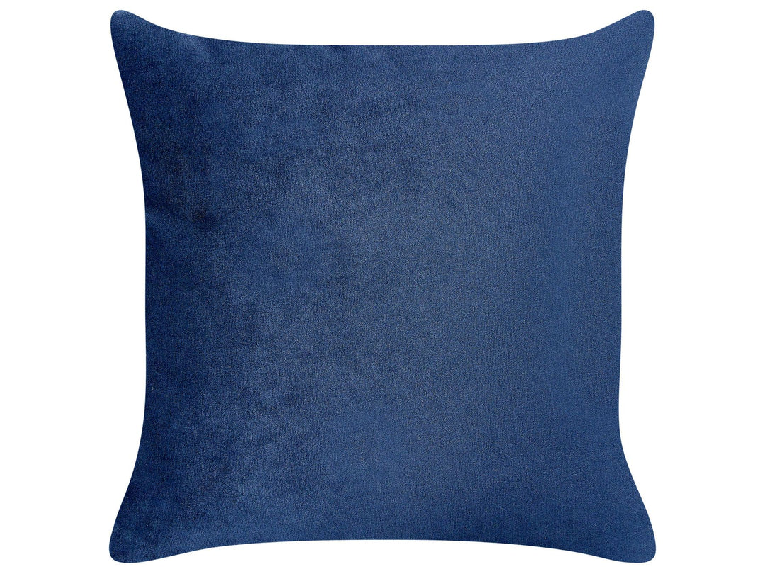 Meri II Right Hand Velvet Chaise Lounge with Storage Blue