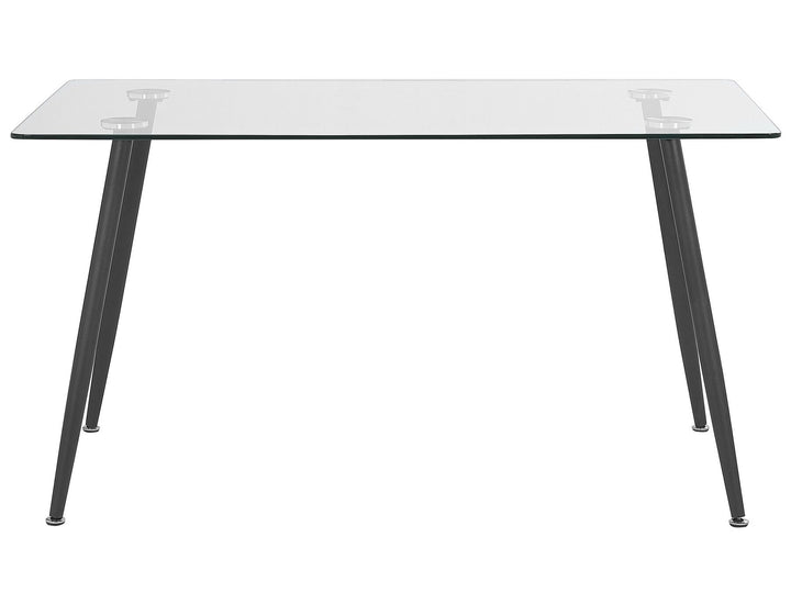 Sweden Glass Top Dining Table 140 x 80 cm