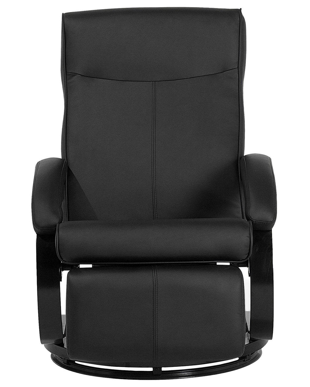 Might Armchair Faux Leather Black