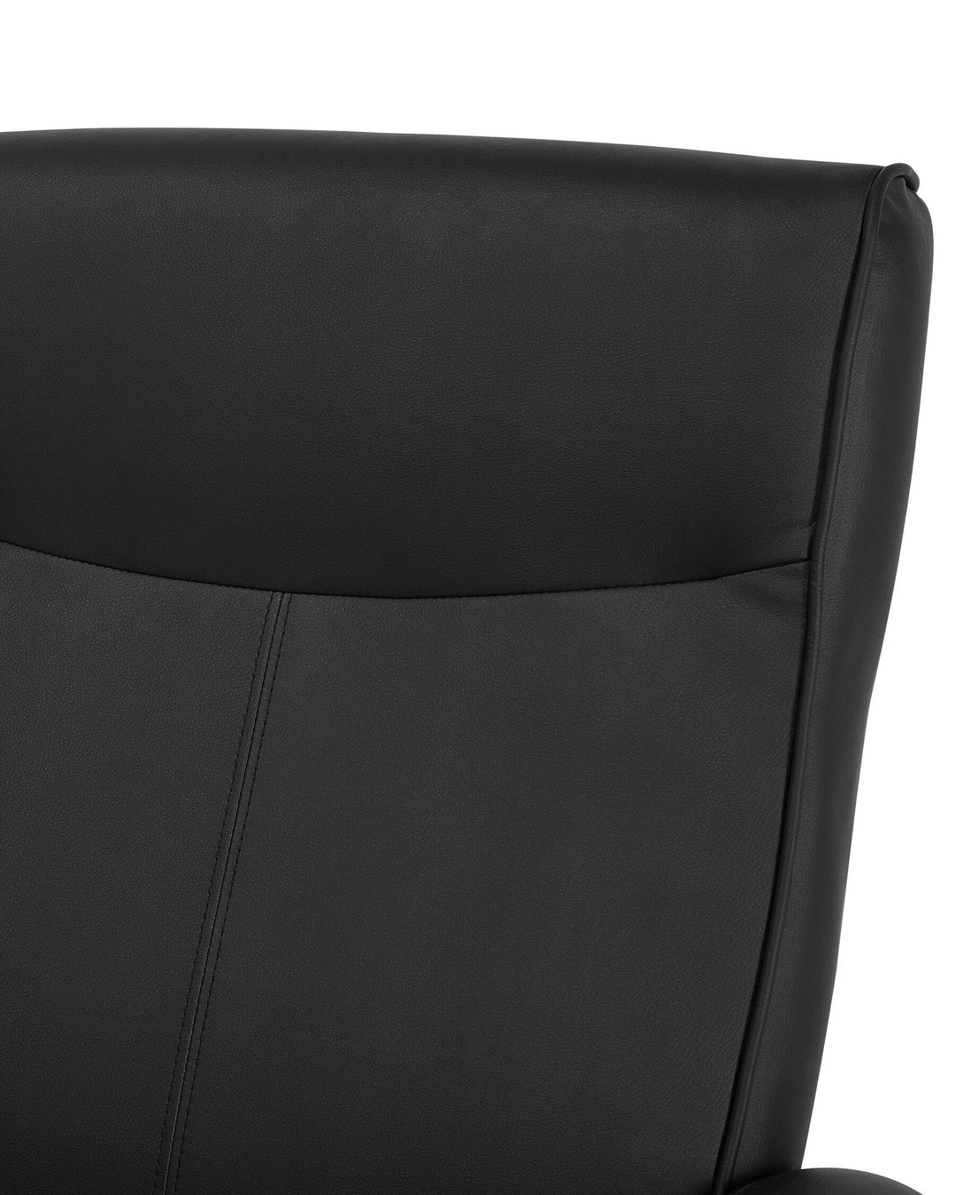 Might Armchair Faux Leather Black