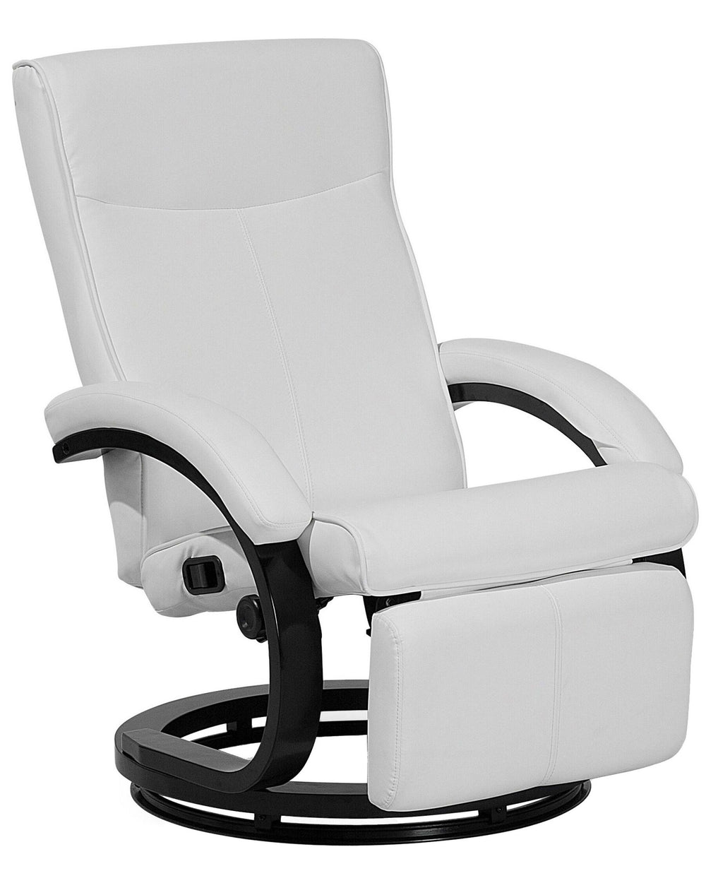 Might Armchair Faux Leather White