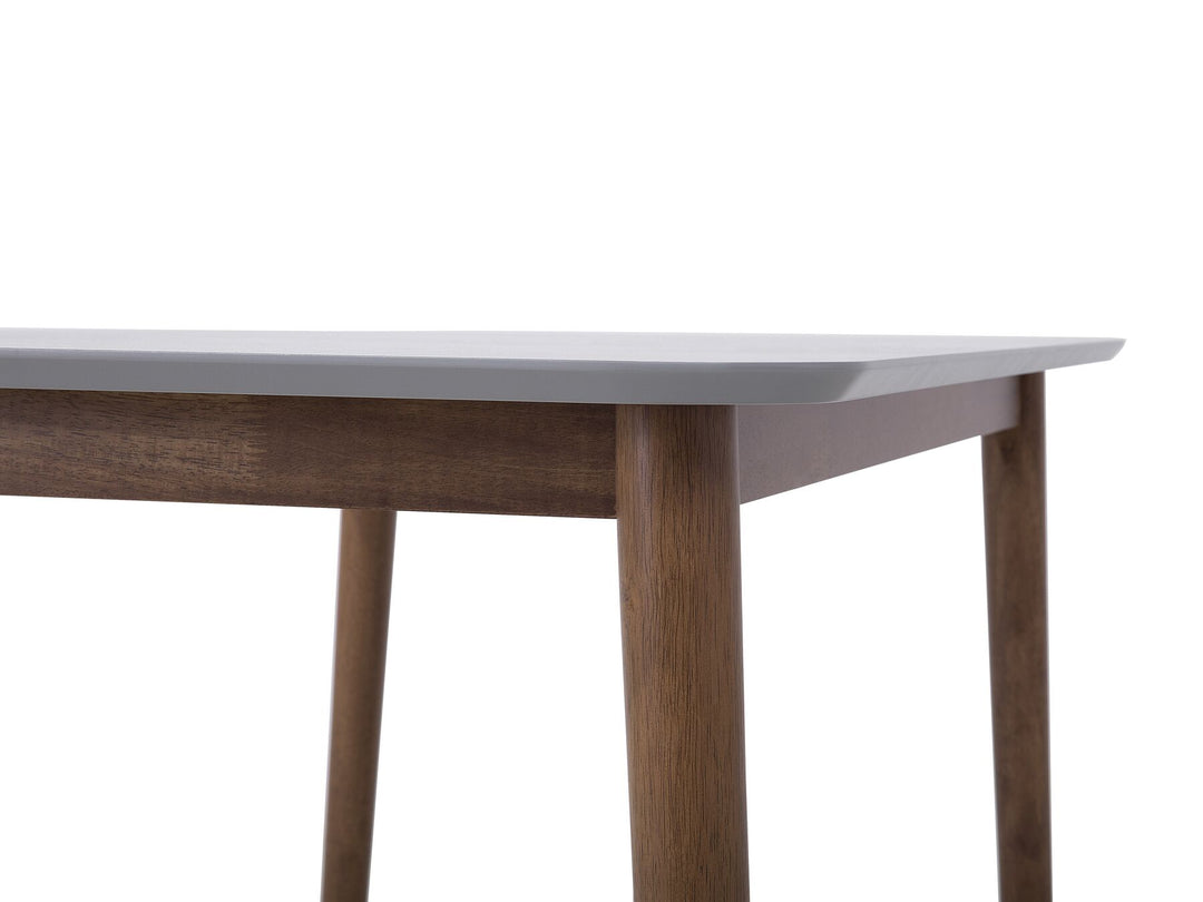 Brannock Wooden Dining Table 118 x 77 cm Grey