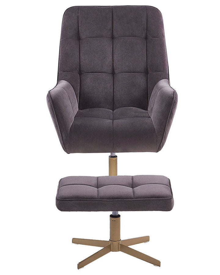 Molle Armchair Velvet Taupe