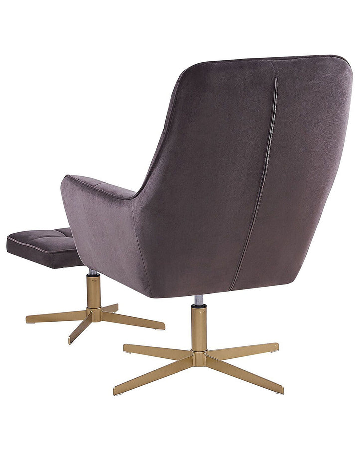 Molle Armchair Velvet Taupe