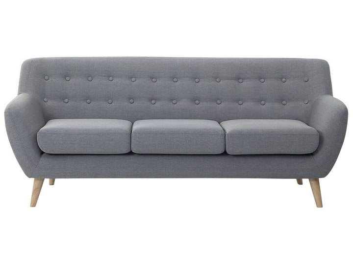 Motala 3 Seater Fabric Sofa Grey