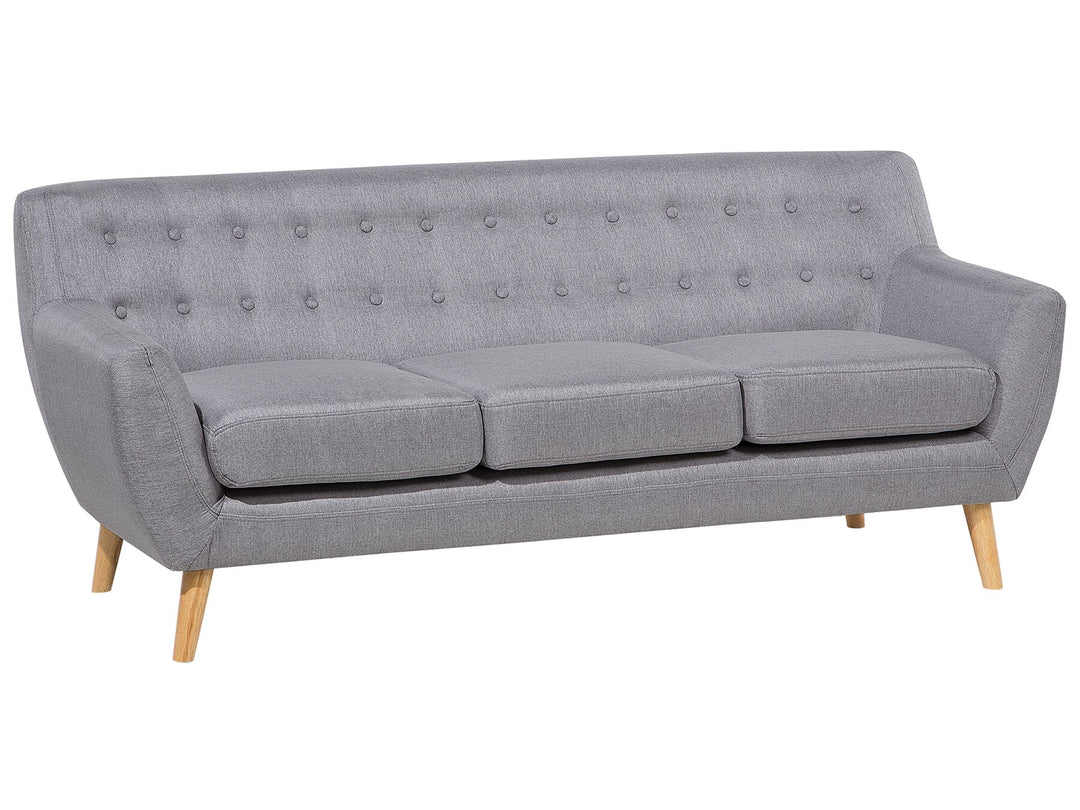 Motala 3 Seater Fabric Sofa Grey