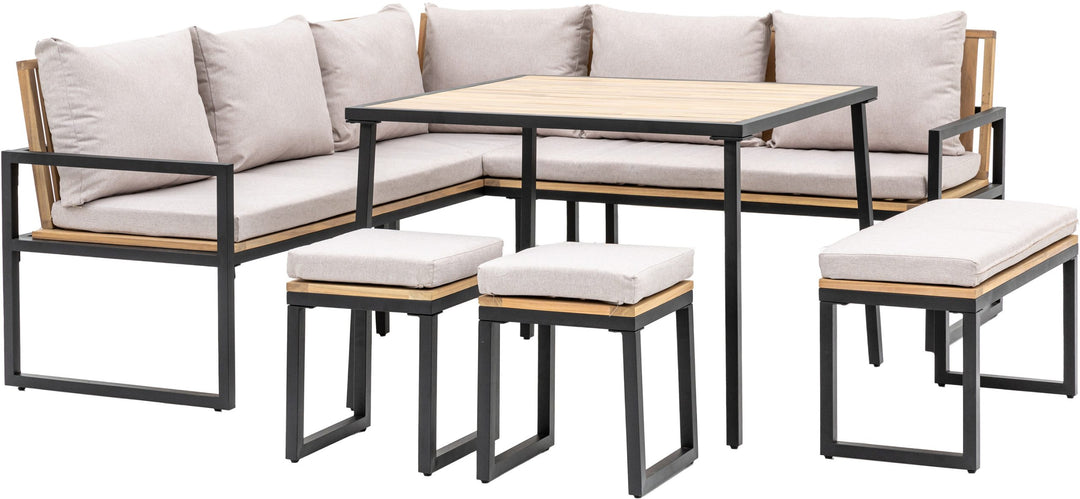 Gallery Direct Naples Corner Dining Set